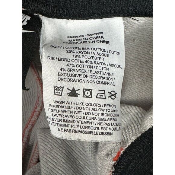 Nike Swoosh Organic Distortion Alumni Sweat Shorts Fleece CW4805-100 Men's Small - Picture 6 of 8